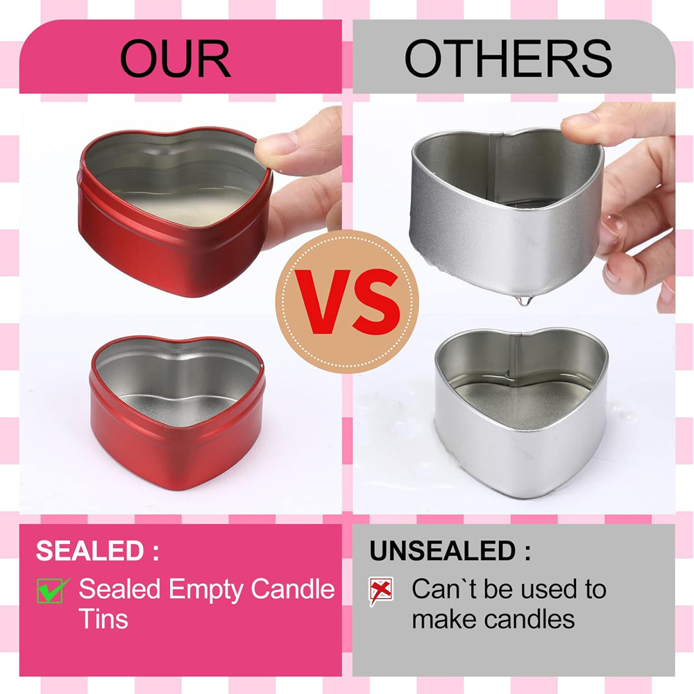 Puszki metalowe w kształcie se – Candle Making Jars With Lids recenzja i cena